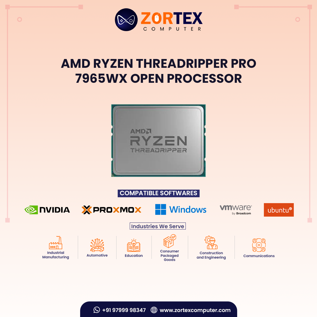 AMD Ryzen Threadripper PRO 7965WX OPEN Processor